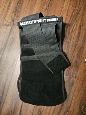 CHONGERFEI Waist Trainer - Black Waist Belt. Size L. Excellent Condition!